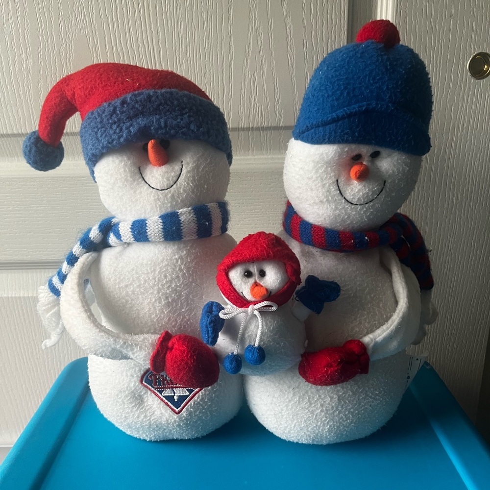 Philadelphia Phillies Snowman Christmas Decor